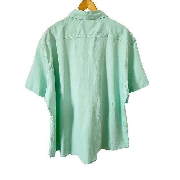 Coofandy NWT Mint Green Short Sleeve Dress Shirt - Picture 3 of 7